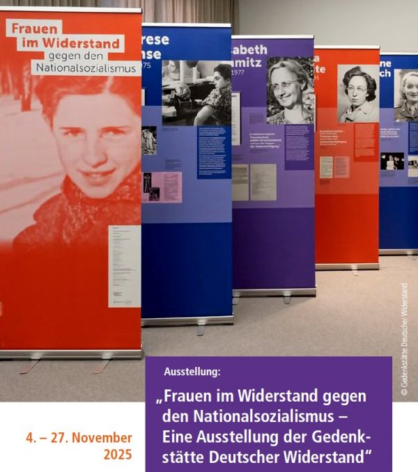 Ausstellung: Frauen im Widerstand 2025